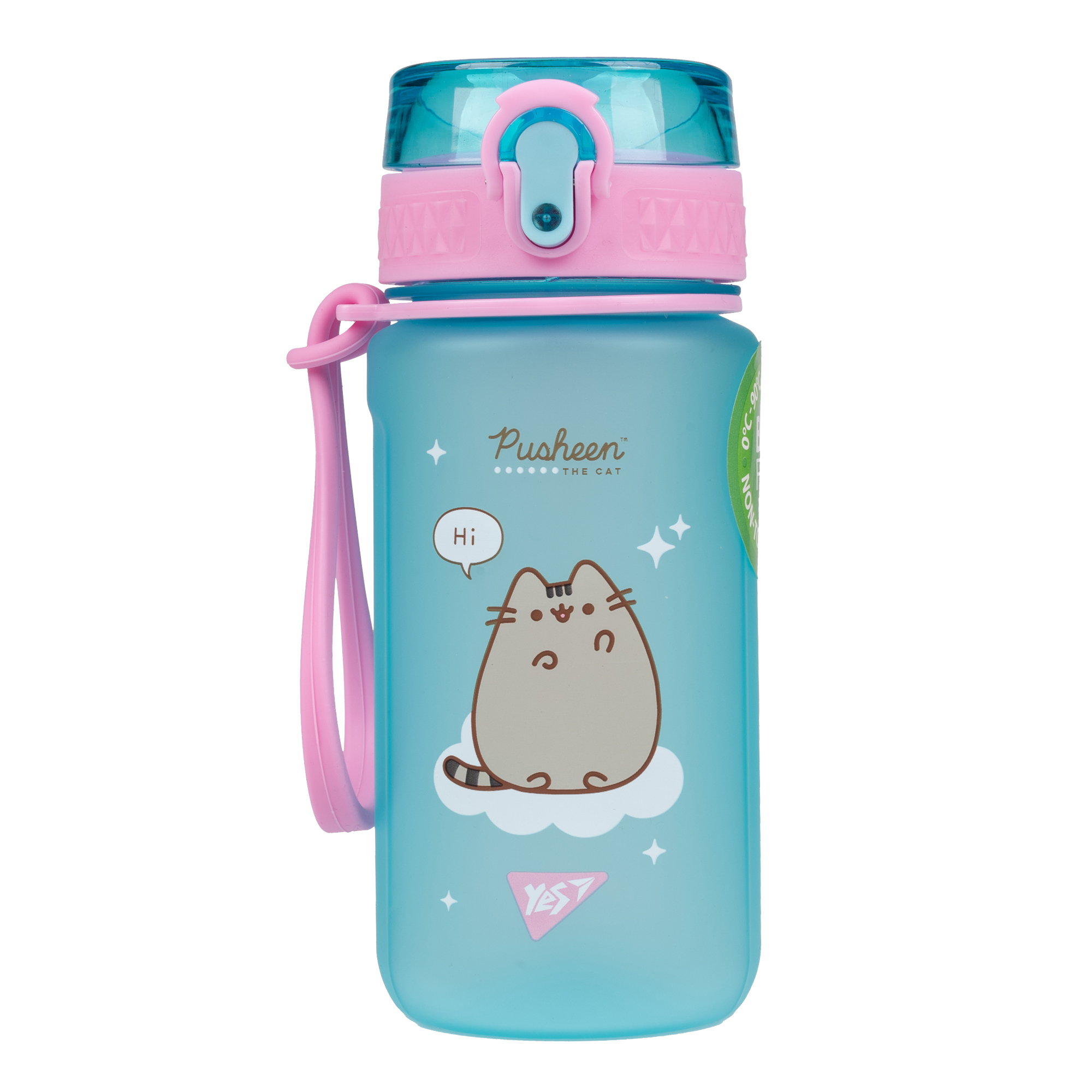 Пляшка для води "Pusheen" 500 мл, софттач, 708180 Yes