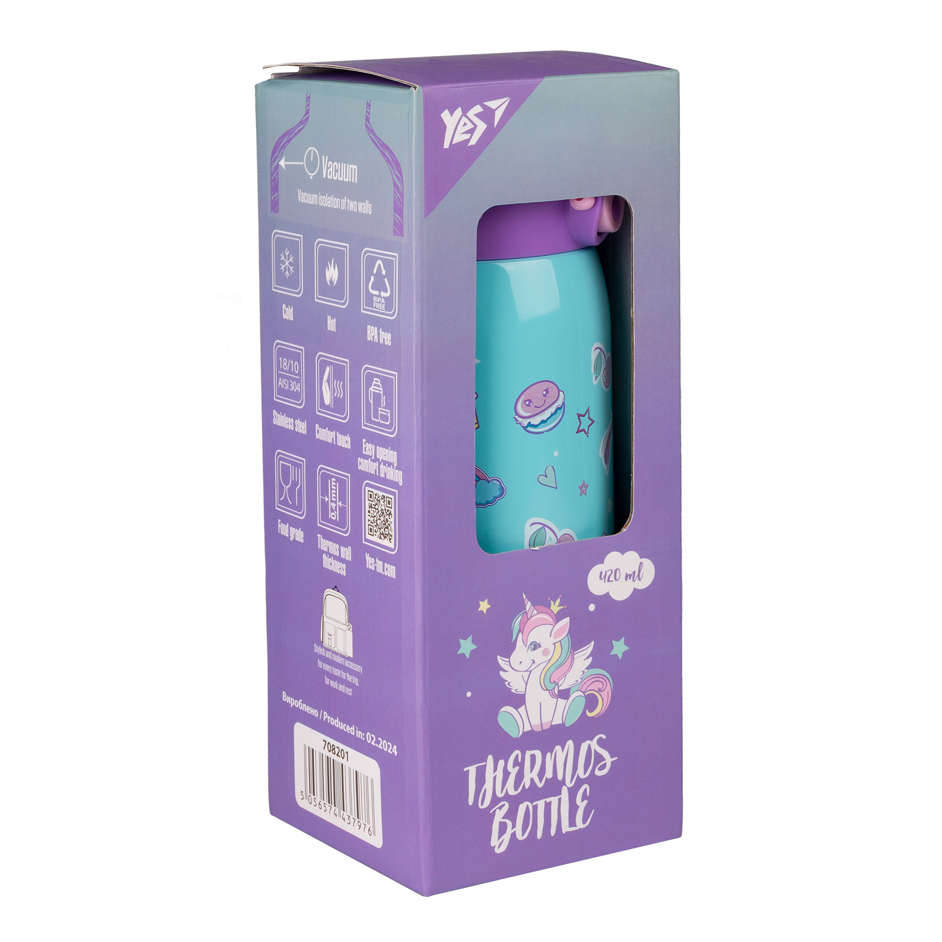 Термос "Glamour" 420 мл, 708201 Yes 5
