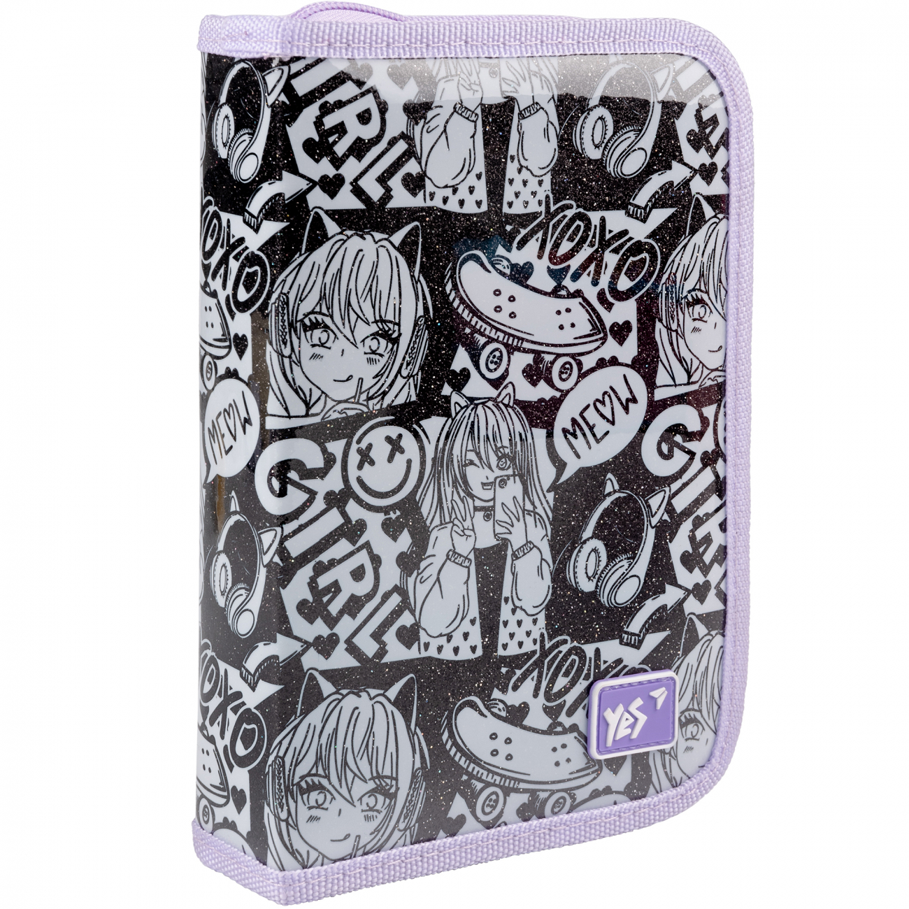 Пенал твердий YES HP-02 "Anime" одинарний, без клапана, 533561