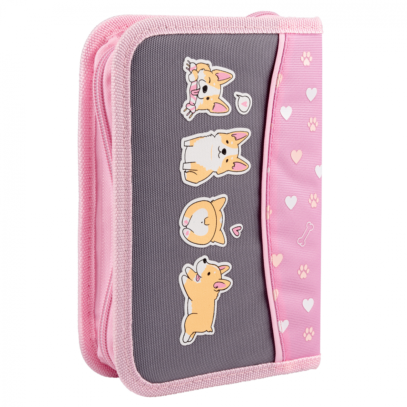 Пенал твердий одинарний з клапаном HP-03 "I Love Corgi", 533580 Yes 1