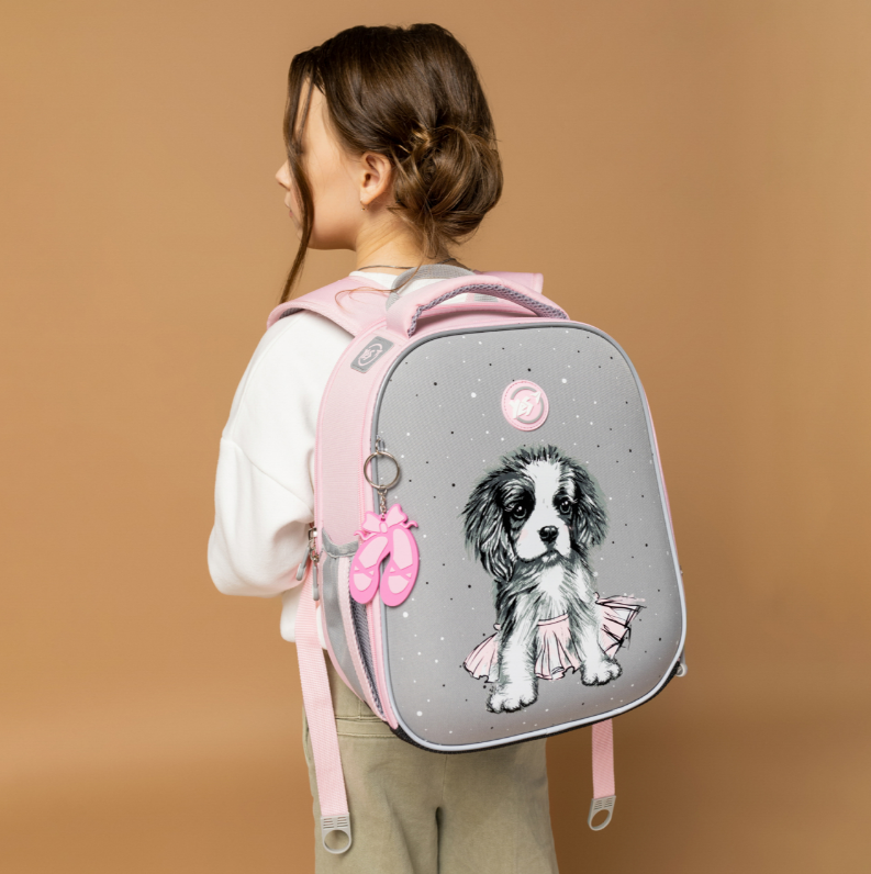 Рюкзак школьный каркасный YES H-100 "Doggy Ballet", 559541 11