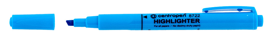 Маркер 8722 Fax 1-4 мм, блакитний CentroPen 1