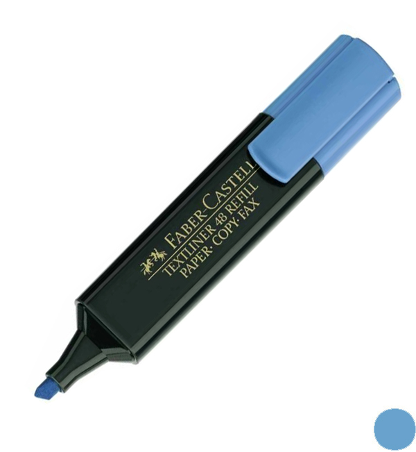 Маркер текстовий Textliner Refill 1548 блакитний, 154851 Faber-Castell