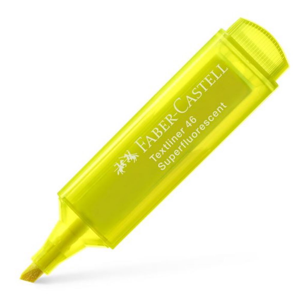 Маркер текстовий Textliner Superfluor 1546 жовтий, 154607 Faber-Castell 1