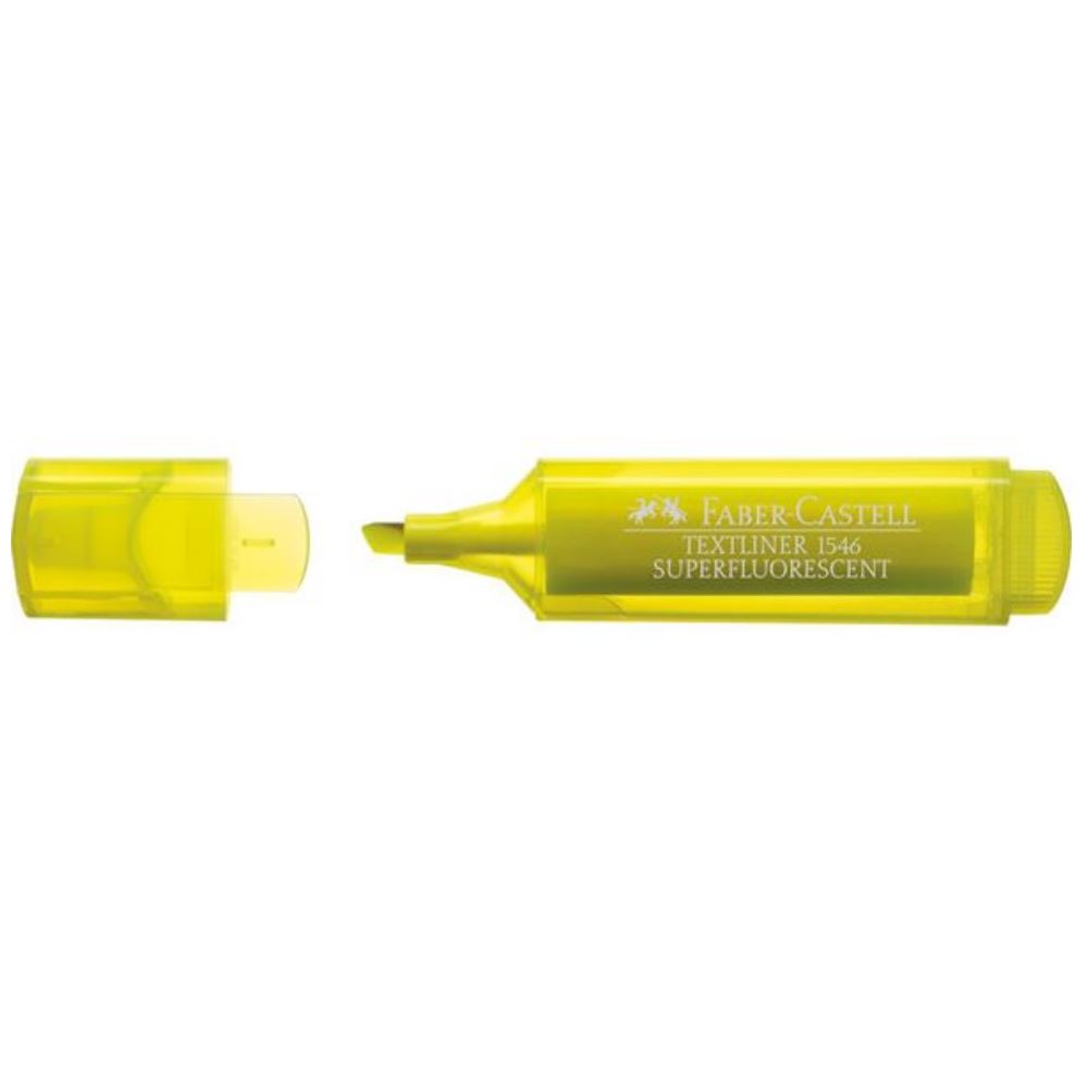 Маркер текстовий Textliner Superfluor 1546 жовтий, 154607 Faber-Castell 2