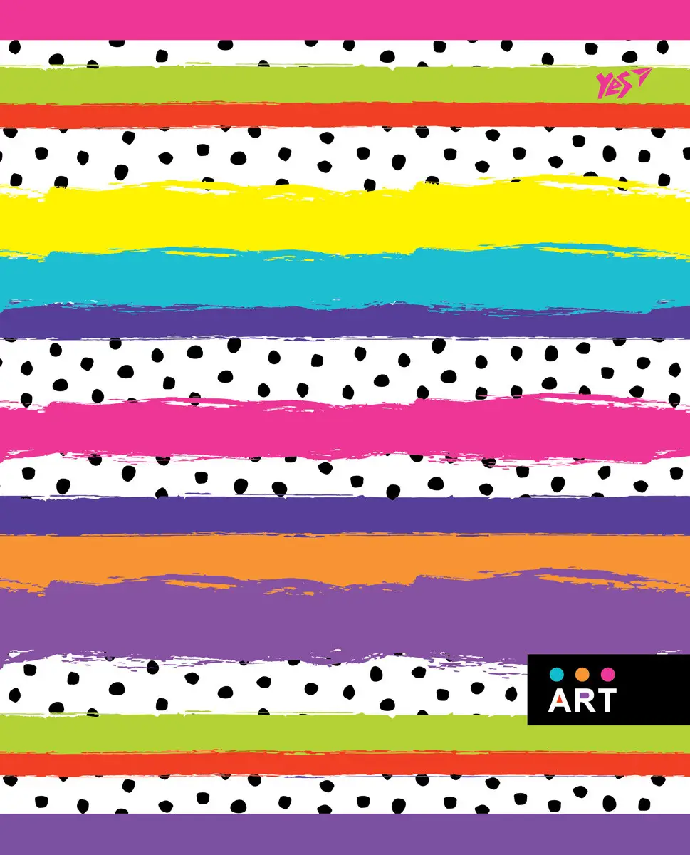 Зошит 12 лін. YES "Abstract neon", 763246 3