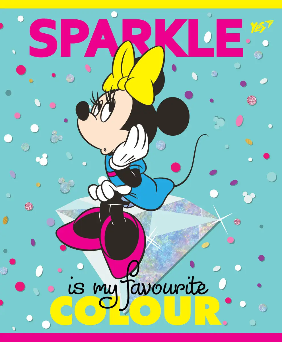 Зошит 12 лін. YES "Minnie Mouse neon", 763186 2