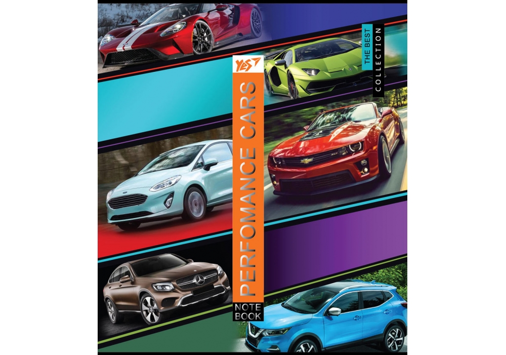 Зошит 12 лін. YES "Performance cars", 763188 2