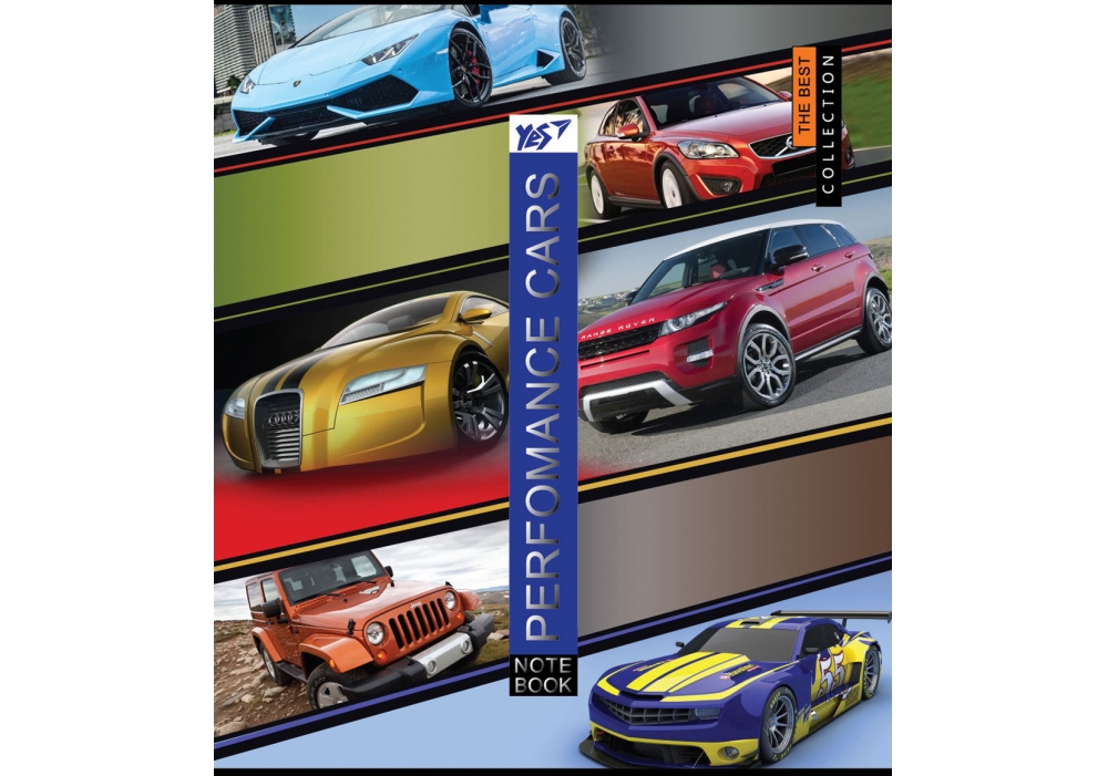 Зошит 12 лін. YES "Performance cars", 763188 3