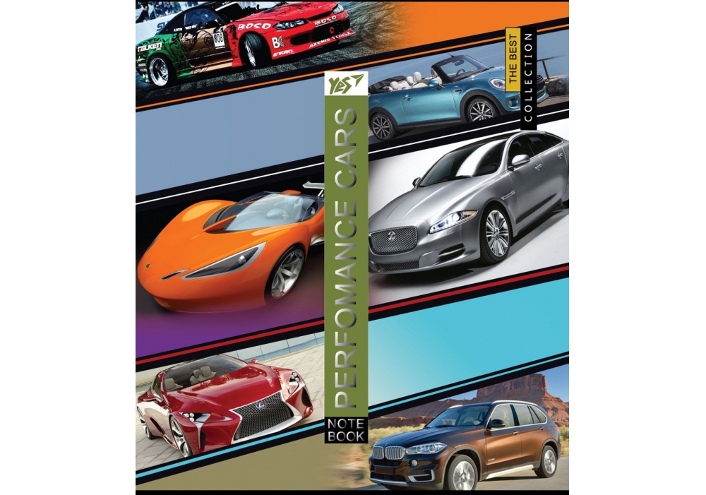 Зошит 12 лін. YES "Performance cars", 763188 4