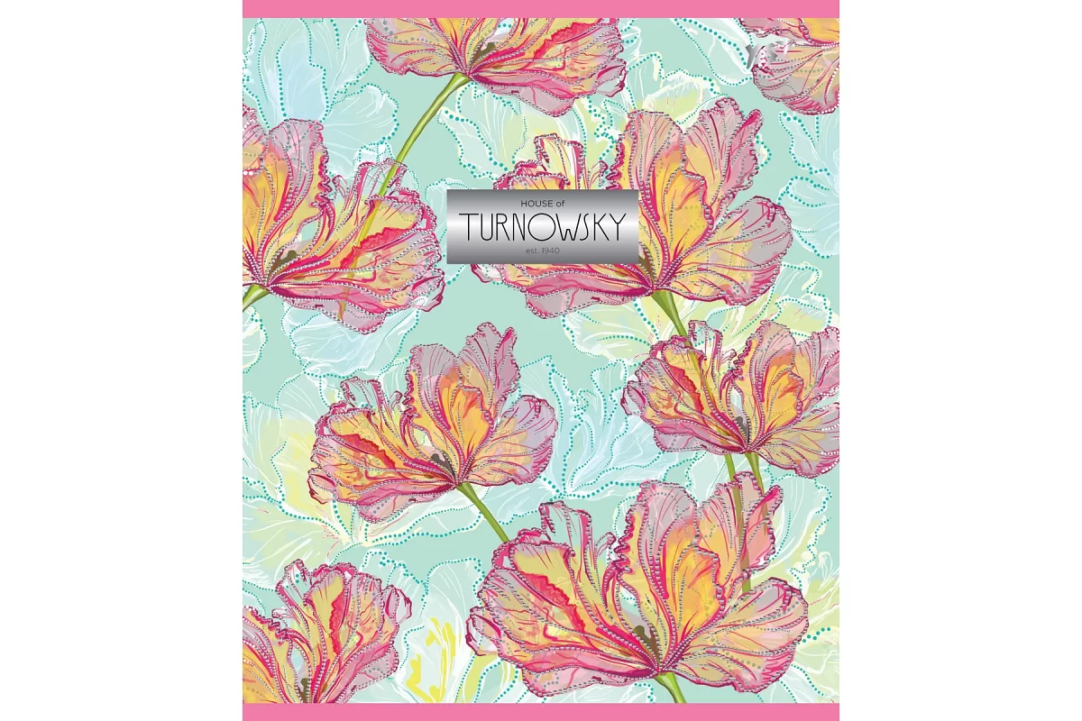 Тетрадь 12 лин. YES "Turnowsky flowers", 763189 1