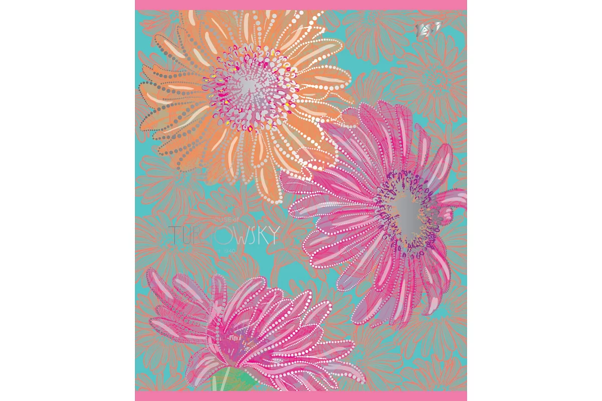 Тетрадь 12 лин. YES "Turnowsky flowers", 763189 2