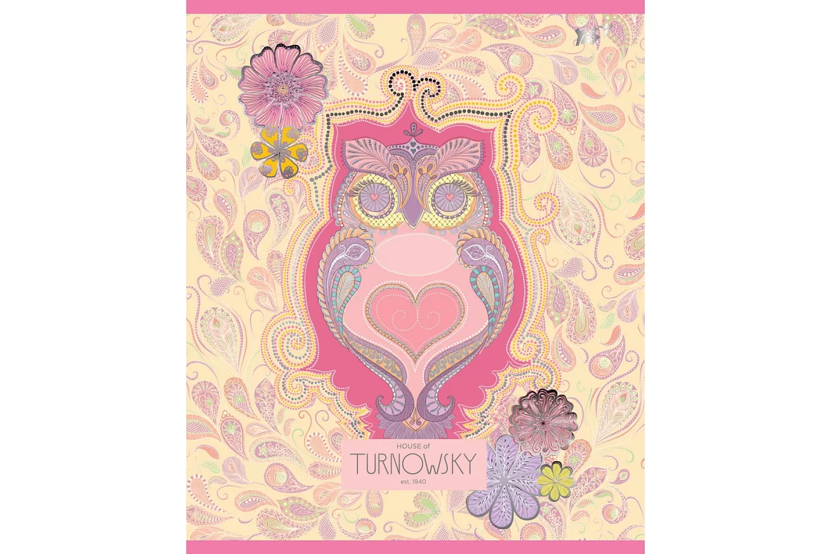 Тетрадь 12 лин. YES "Turnowsky flowers", 763189 3