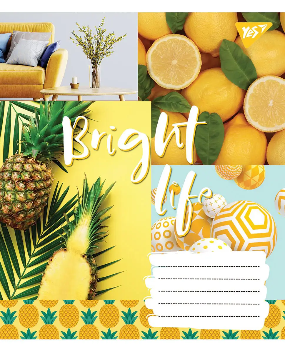 Зошит 96 лін. YES Bright life, 764191 2