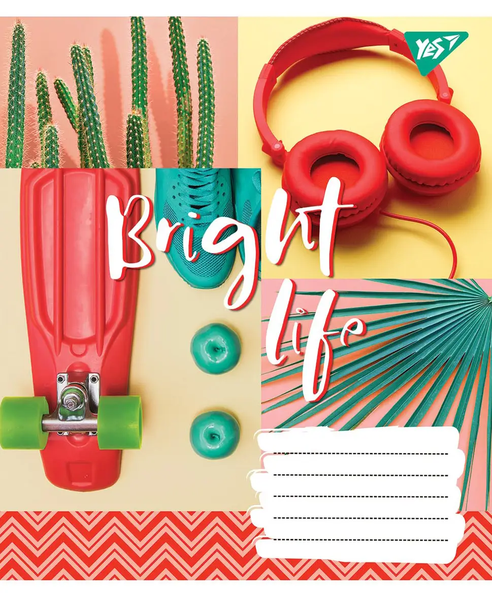 Зошит 96 лін. YES Bright life, 764191 3