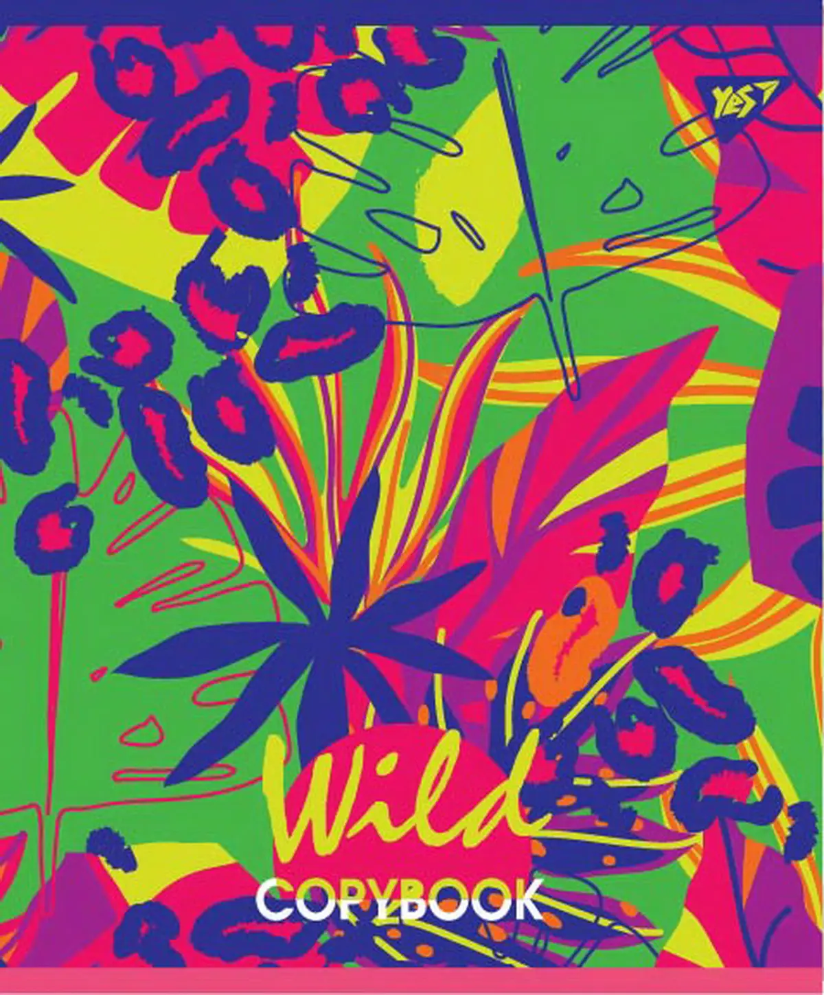 Тетрадь 96 лин. YES Wild animals neon, 764410 4