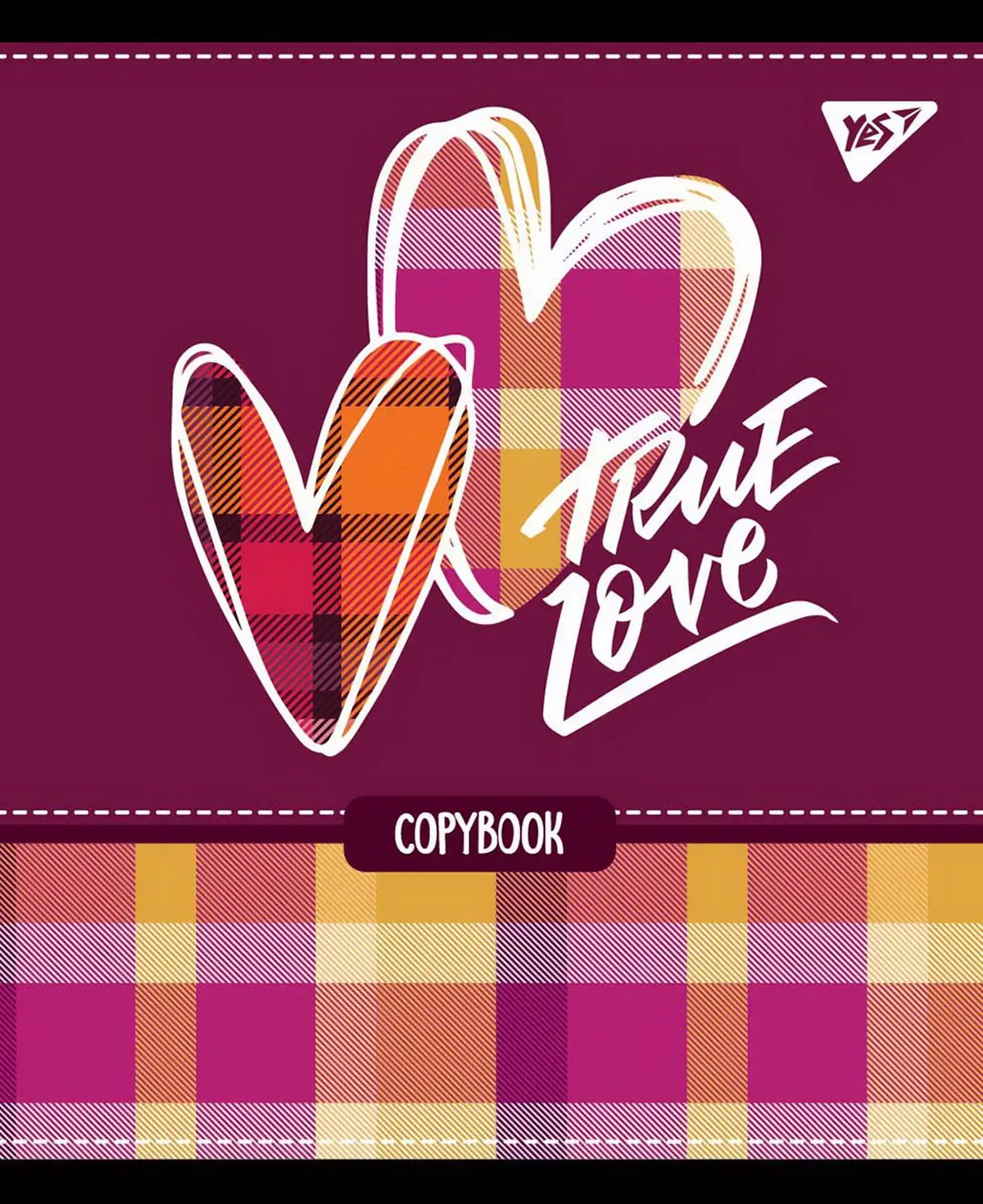 Зошит 12 лін. YES "Tartan fun", 765176 2
