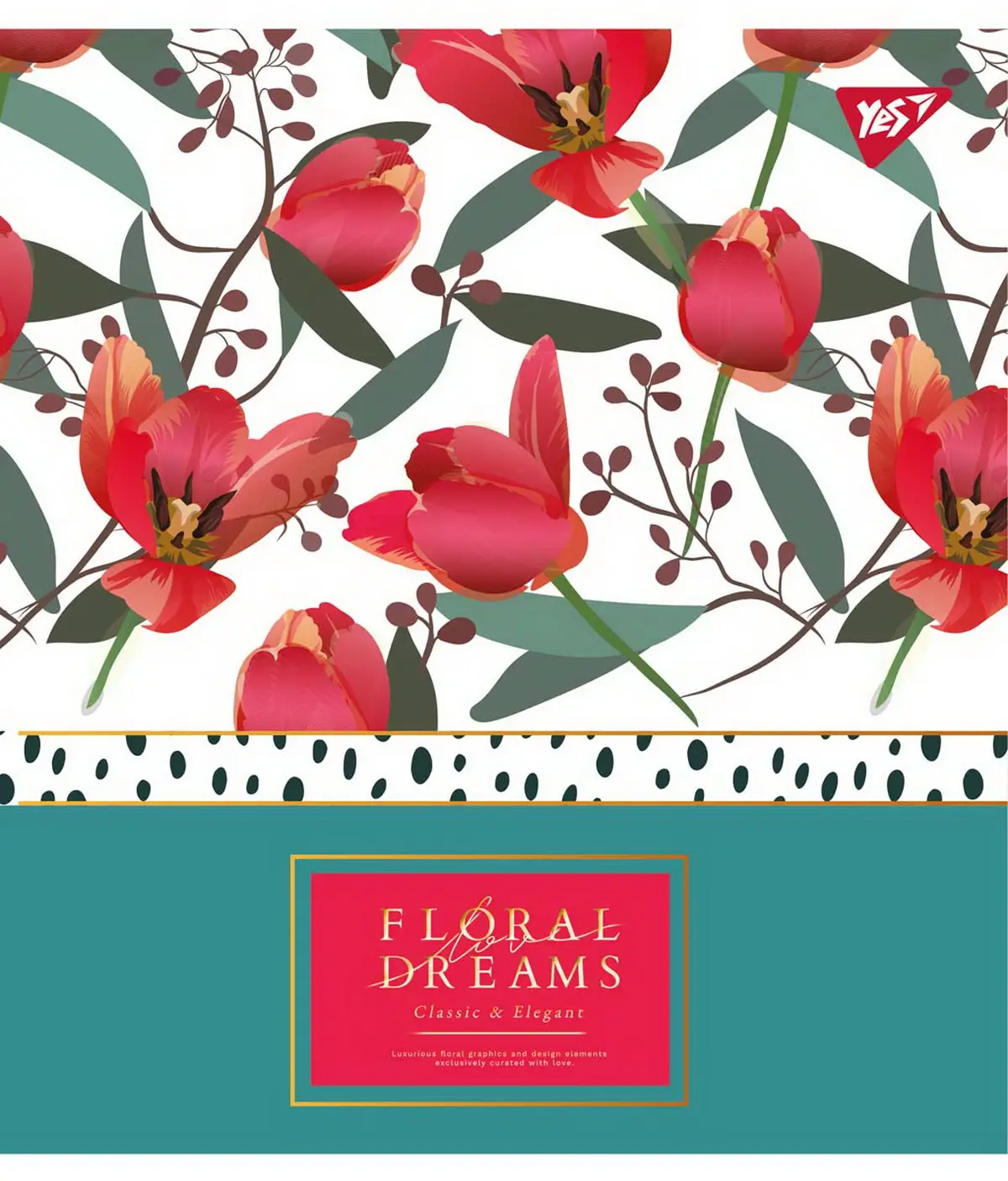 Зошит 48 кл. YES "Floral dreams", 765271 4