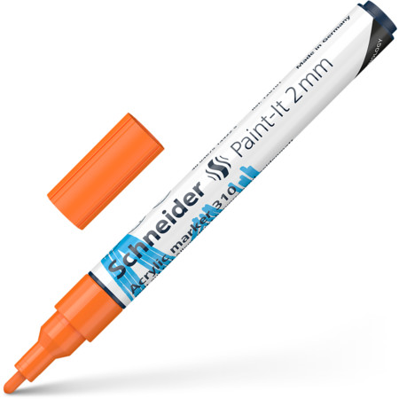 Маркер акриловий Schneider Paint-it 310, 2 мм, помаранчевий, S120106