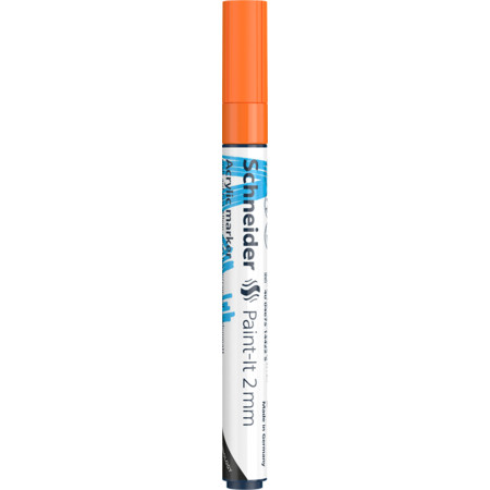 Маркер акриловий Schneider Paint-it 310, 2 мм, помаранчевий, S120106 1