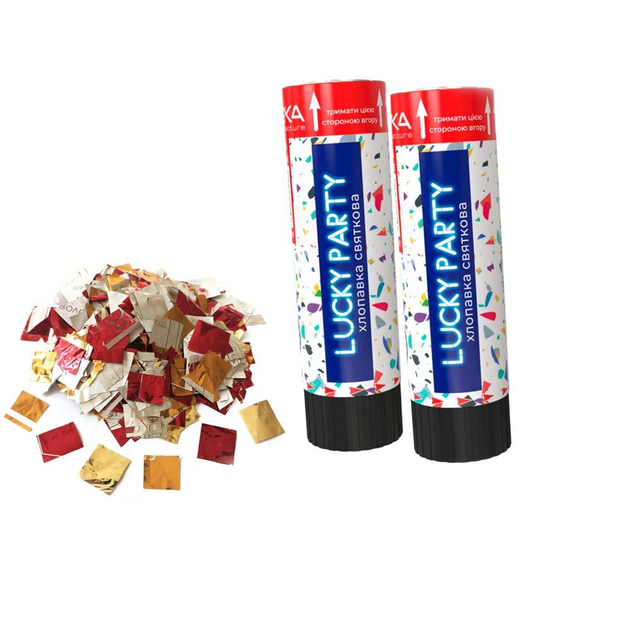Хлопушка пружинная 15,5 см "Lucky Party" 2