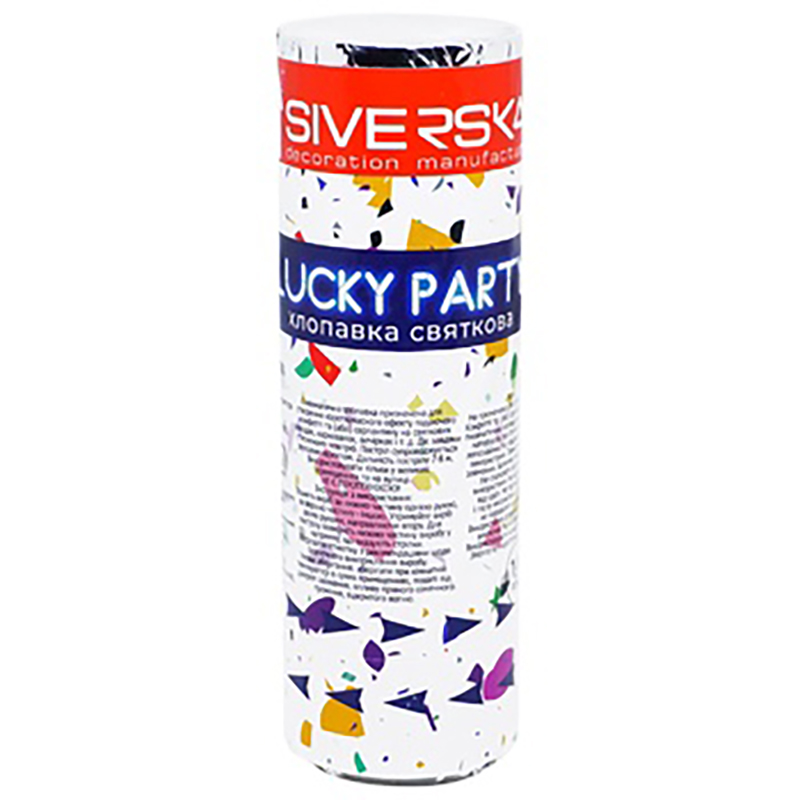 Хлопушка пневматическая 15 см "Lucky Party"