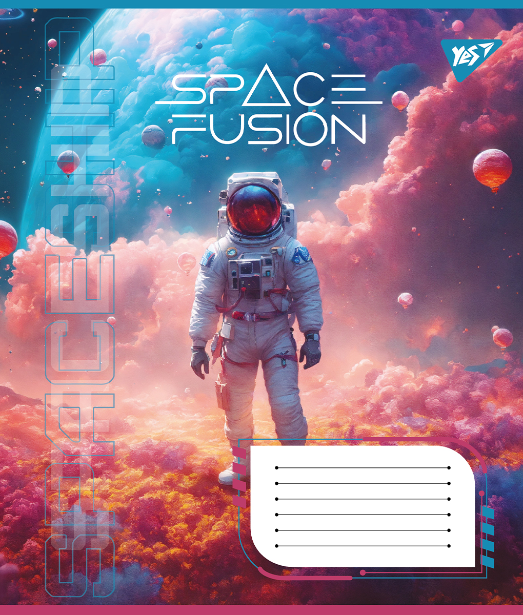 Тетрадь 60 лин. YES Space fusion, 767162 1