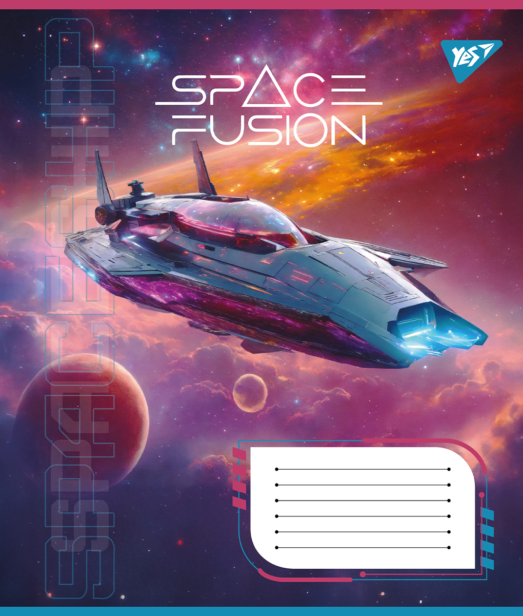 Тетрадь 60 лин. YES Space fusion, 767162 2