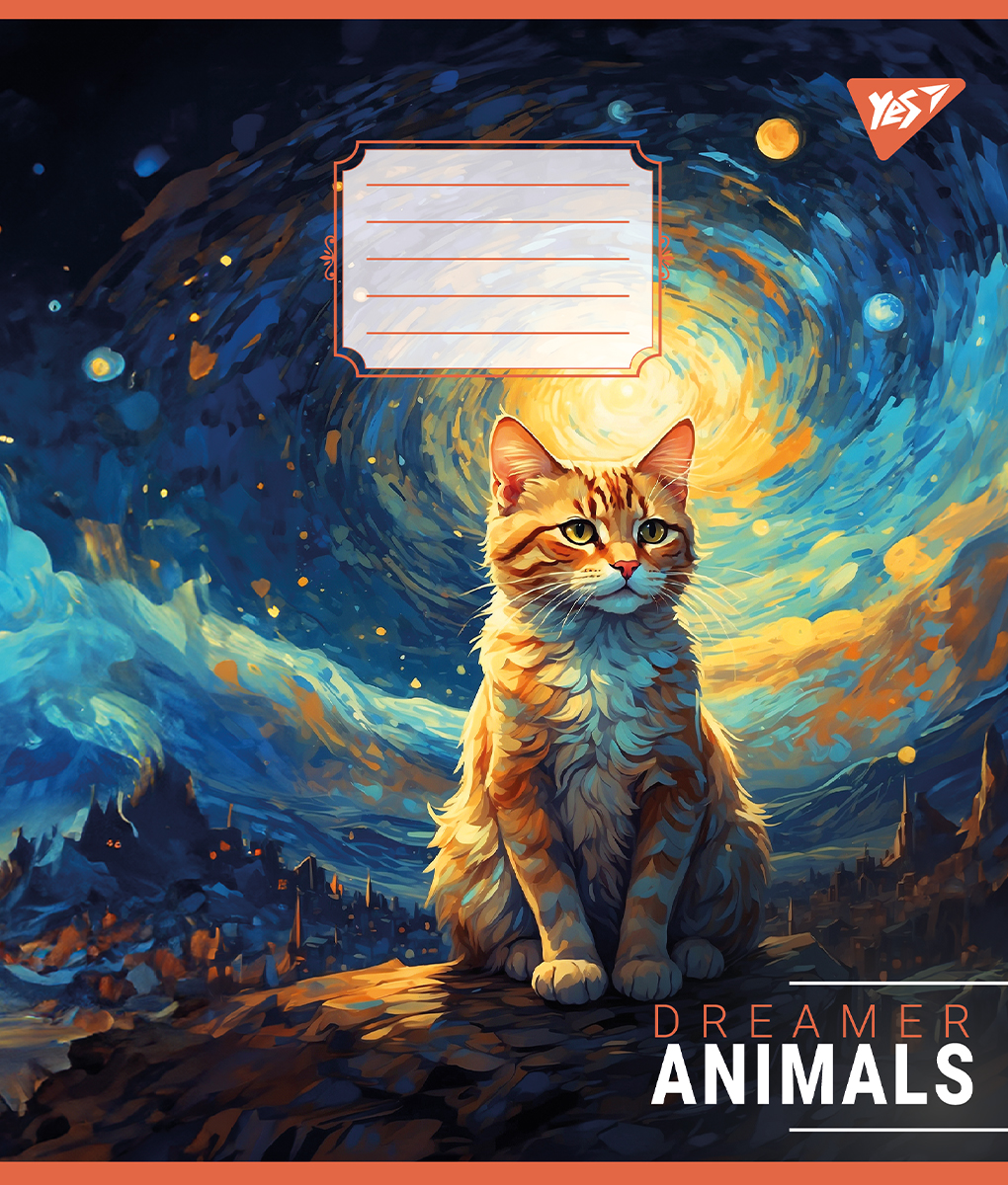 Зошит 60 лін. YES Dreamer animals, 767154 1