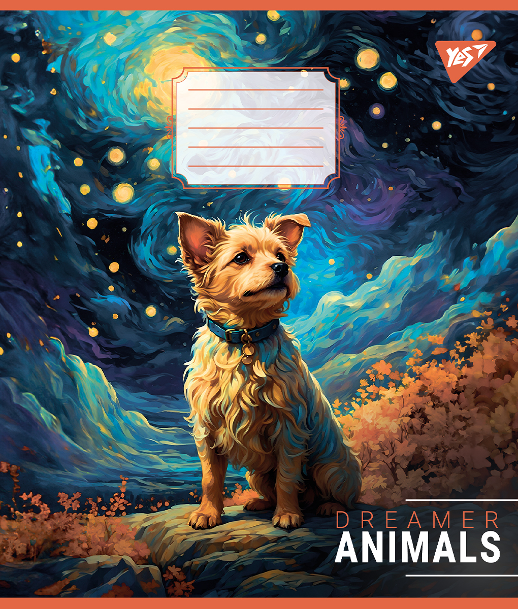 Зошит 60 лін. YES Dreamer animals, 767154 2