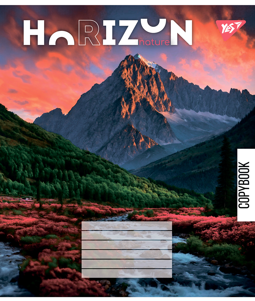 Тетрадь 60 лин. YES Horizon nature, 767159 3