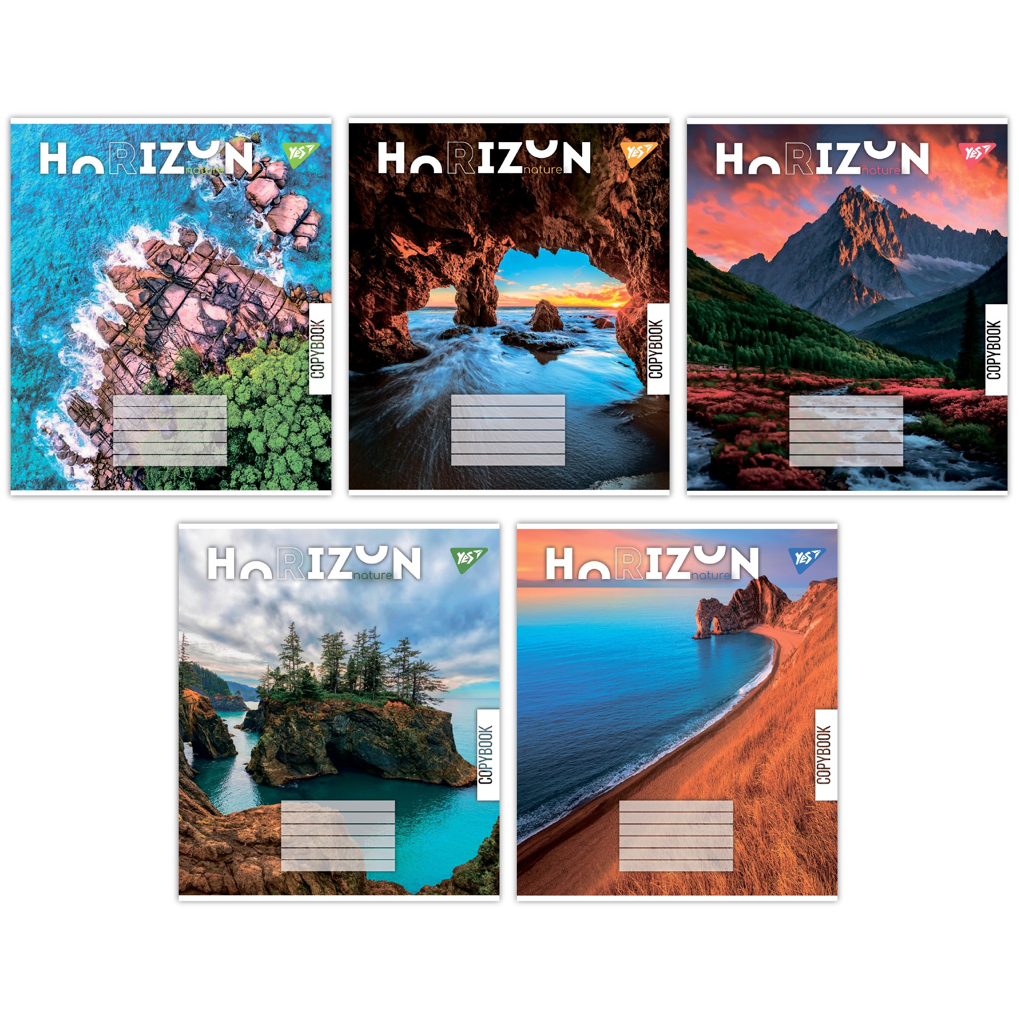 Тетрадь 60 лин. YES Horizon nature, 767159 5
