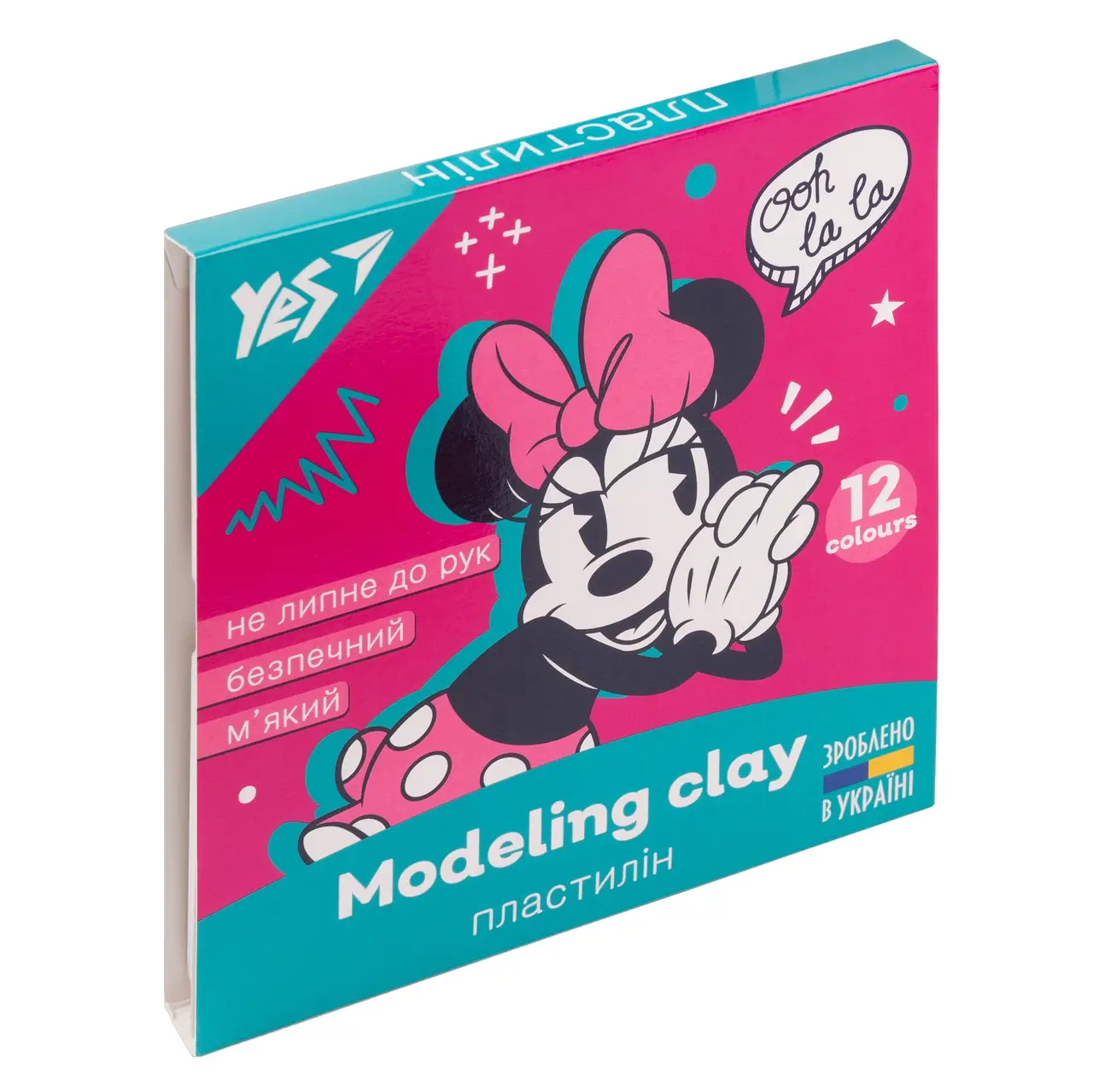 Пластилін 12 кол. "Minnie" 240 г, 540595 Yes