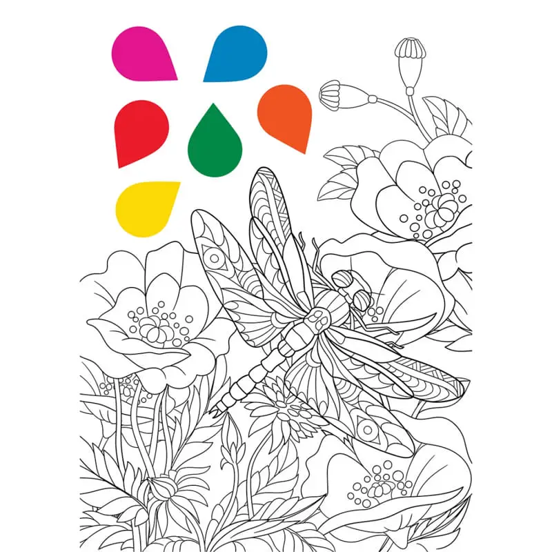 Раскраска водная "Flower garden" Yes, 742846 3