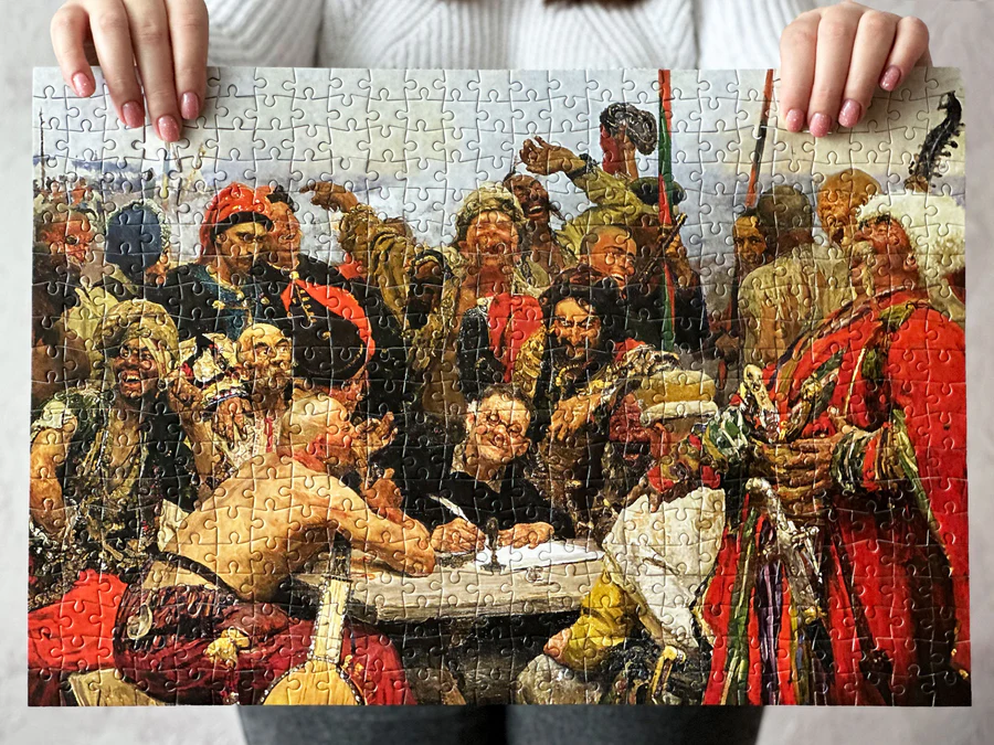 Пазл "Запорожці. Ілля Ріпин" 500 елементів 3