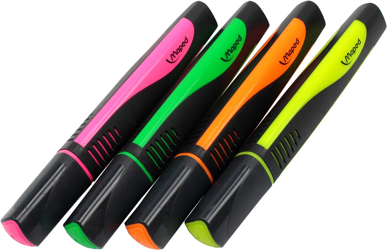Набір з 4-х текст-маркерів Fluo Peps Max, MP.742947 1
