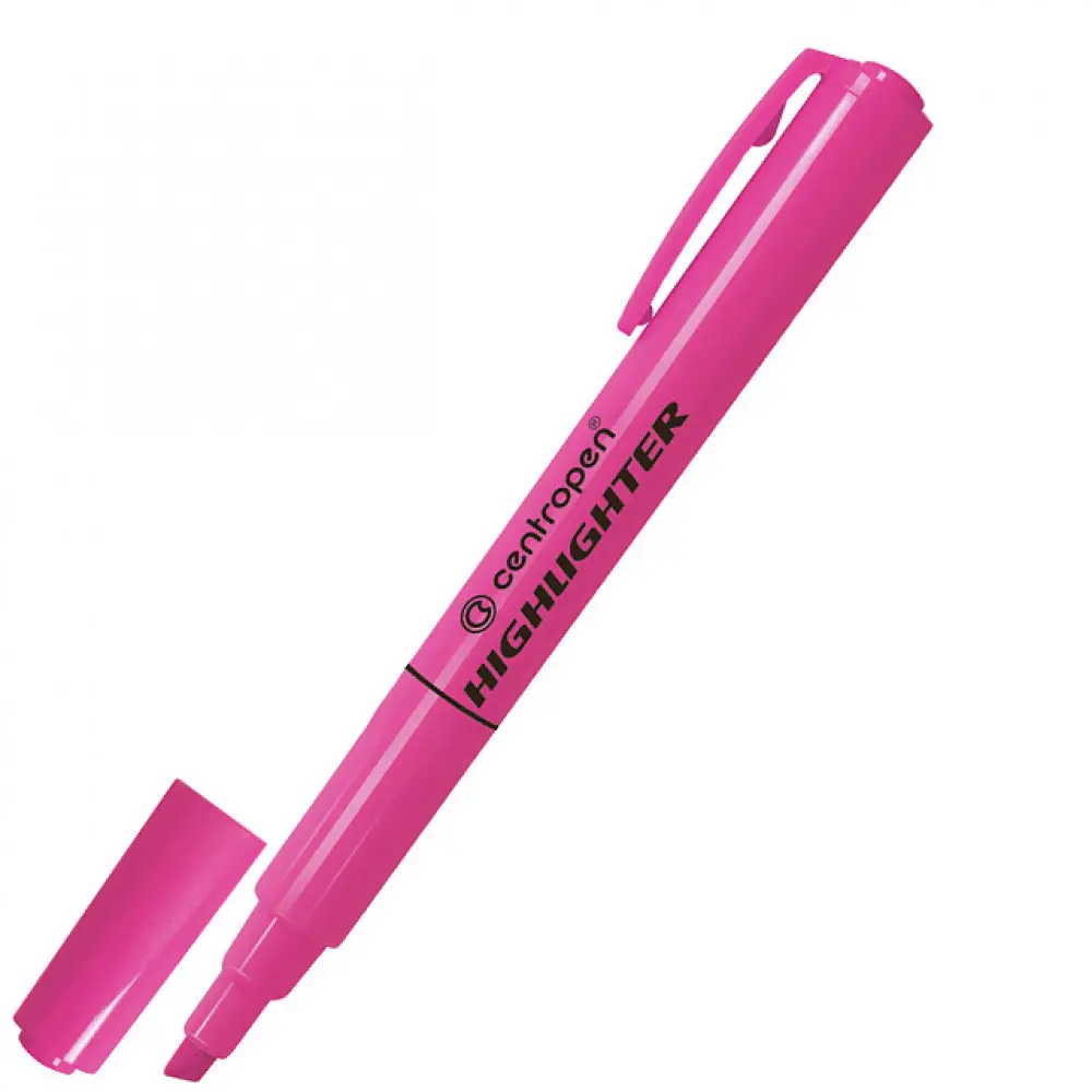 Маркер 2822 Highlighter 1-3 мм, клиноп. розовый CentroPen 1
