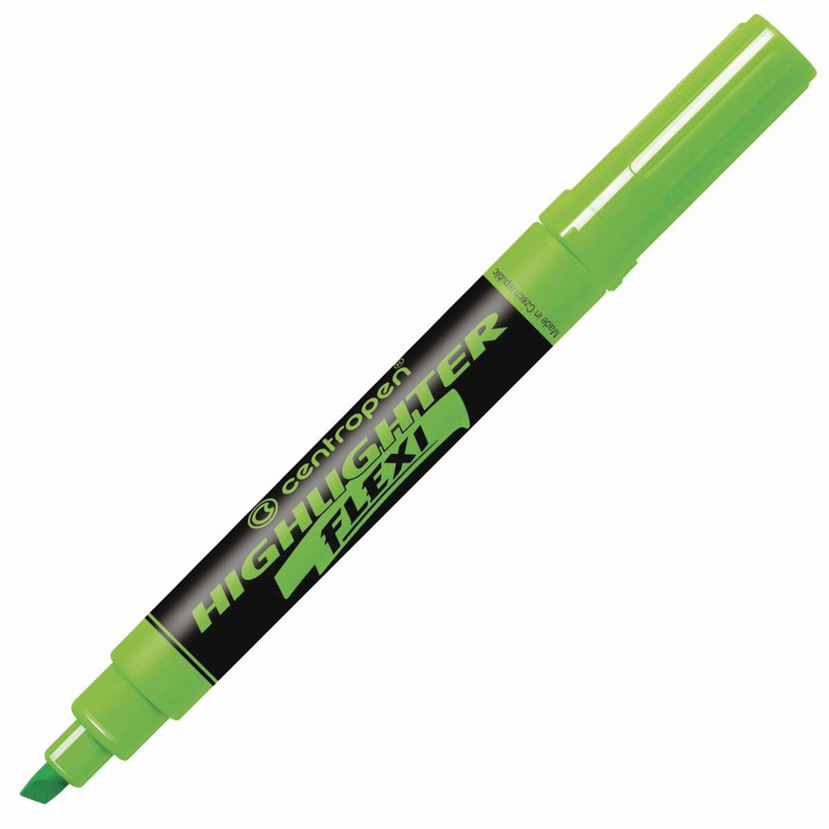 Маркер 8542 Flexi, 1-4,6 мм клиновидный зеленый CentroPen 1