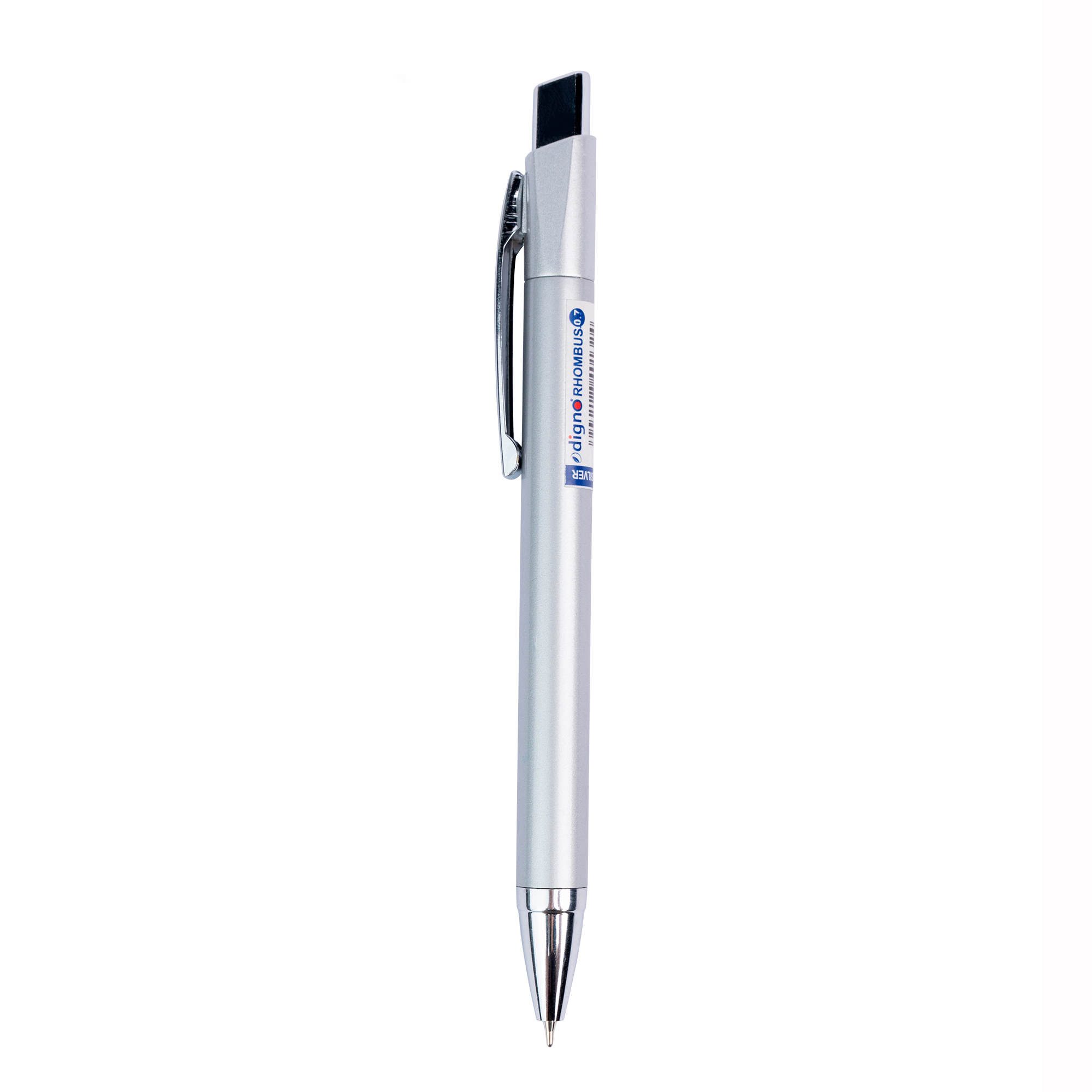 Ручка кулькова Digno RHOMBOUS Silver (срібло) 2