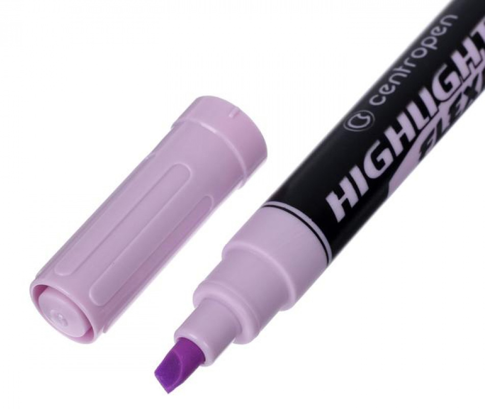 Маркер 8542 Flexi, 1-4,6 мм клиновидный пастельный лиловый, CentroPen 1