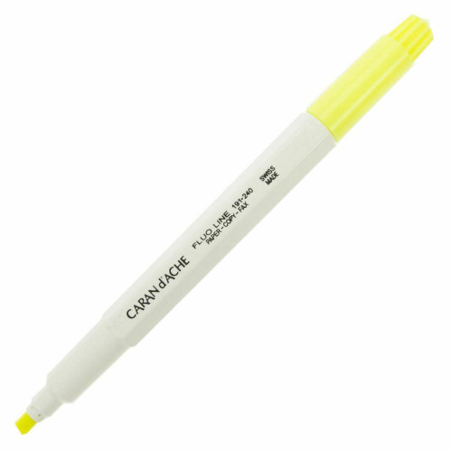 Маркер Caran d`Ache Highlighter Fluo, желтый, 191.240 1