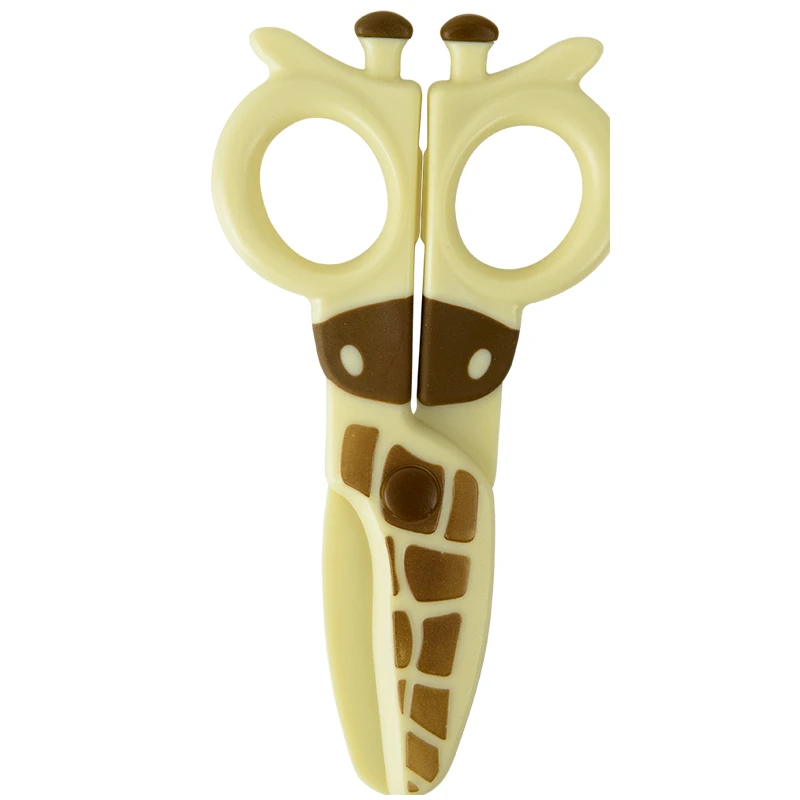 Ножиці  дитячі пластикові, безпечні, 12 см Giraffe, K22-008-03 1