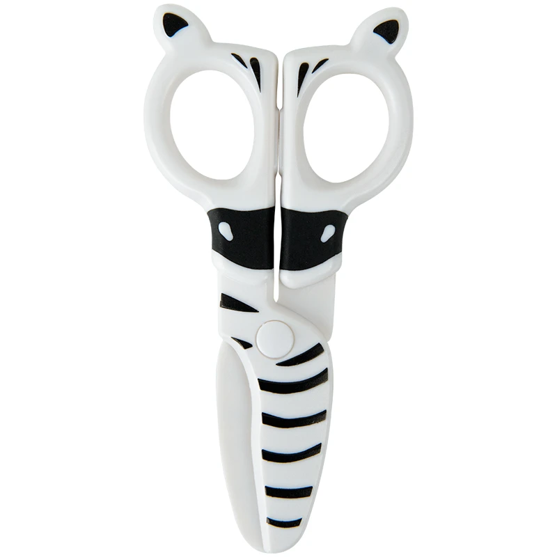 Ножиці  дитячі пластикові, безпечні, 12 см Zebra, K22-008-02 1