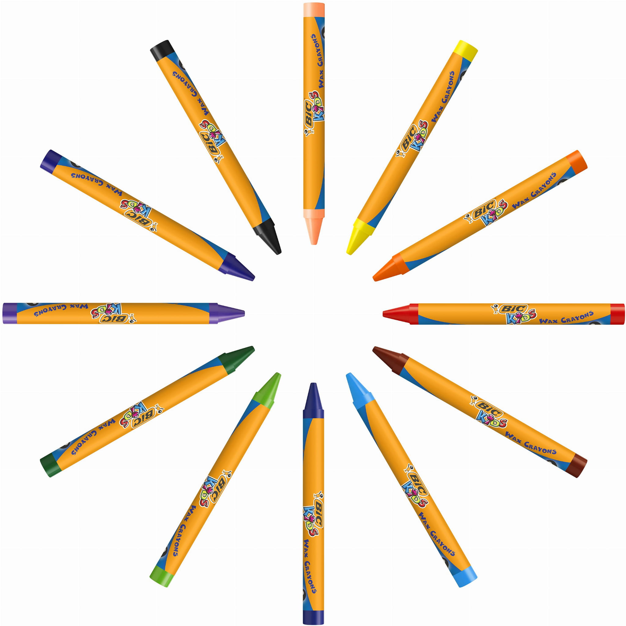 Крейда воскова кольорова, 12 шт., bc927829 BIC 1