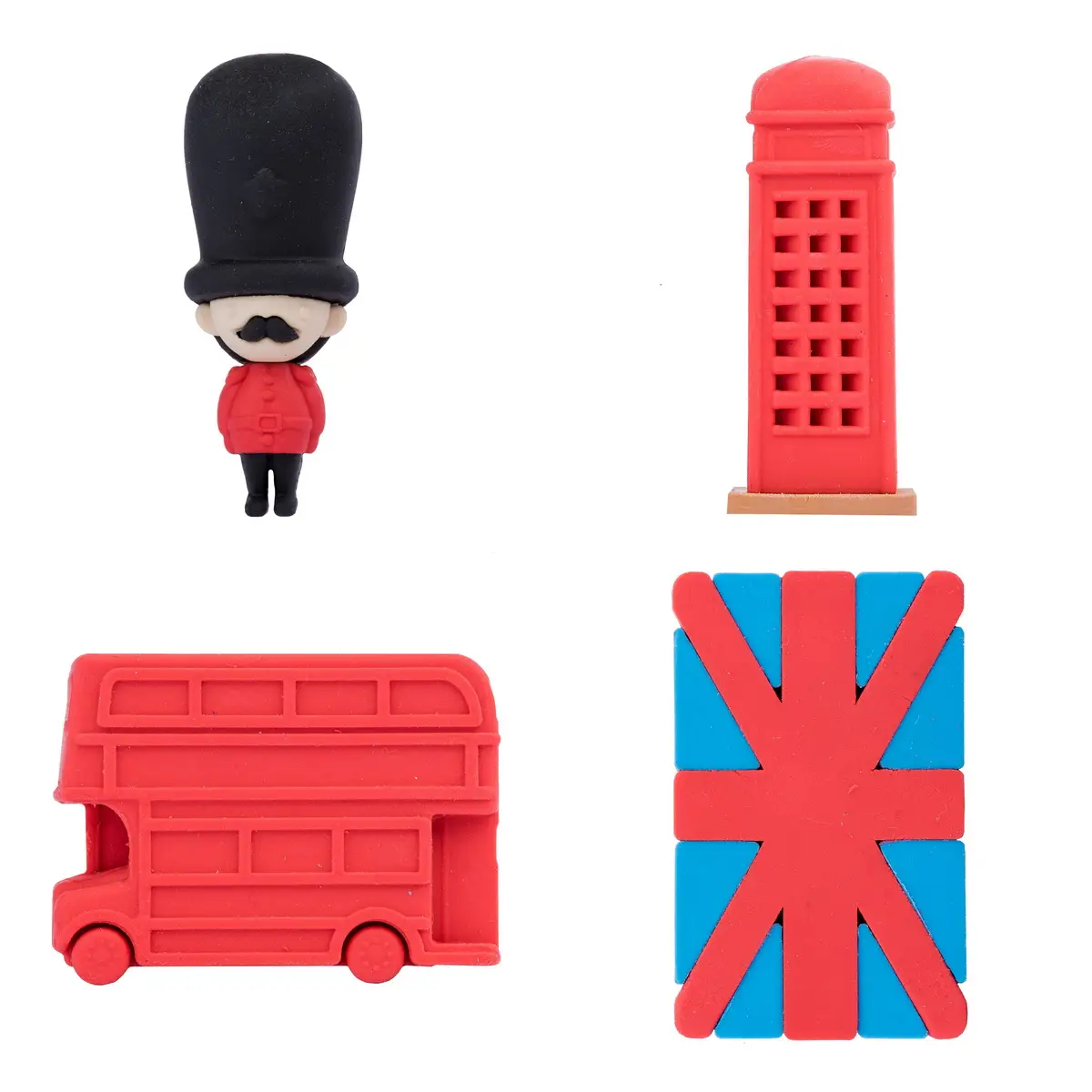 Набір гумок "London" 4 шт,  560558 Yes 1