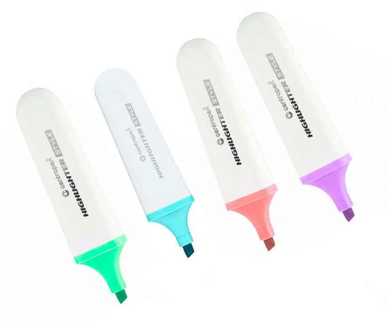 Маркер 6252 Highlighter Style 1-4,6 мм клиноподібний пастель, зелений CentroPen 3