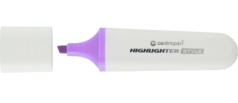 Маркер 6252 Highlighter Style 1-4,6 мм клиноподібний пастель, ліловий CentroPen