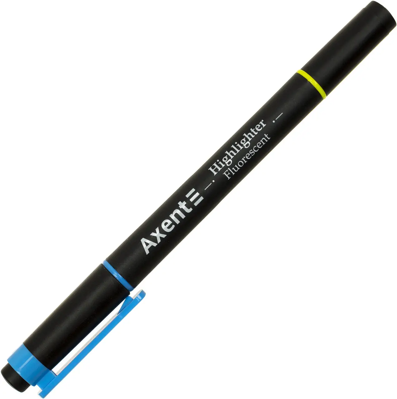 Маркер Highlighter Dual 2-4 мм клиноподібний, блакитний+жовтий, 2534-02-A 1