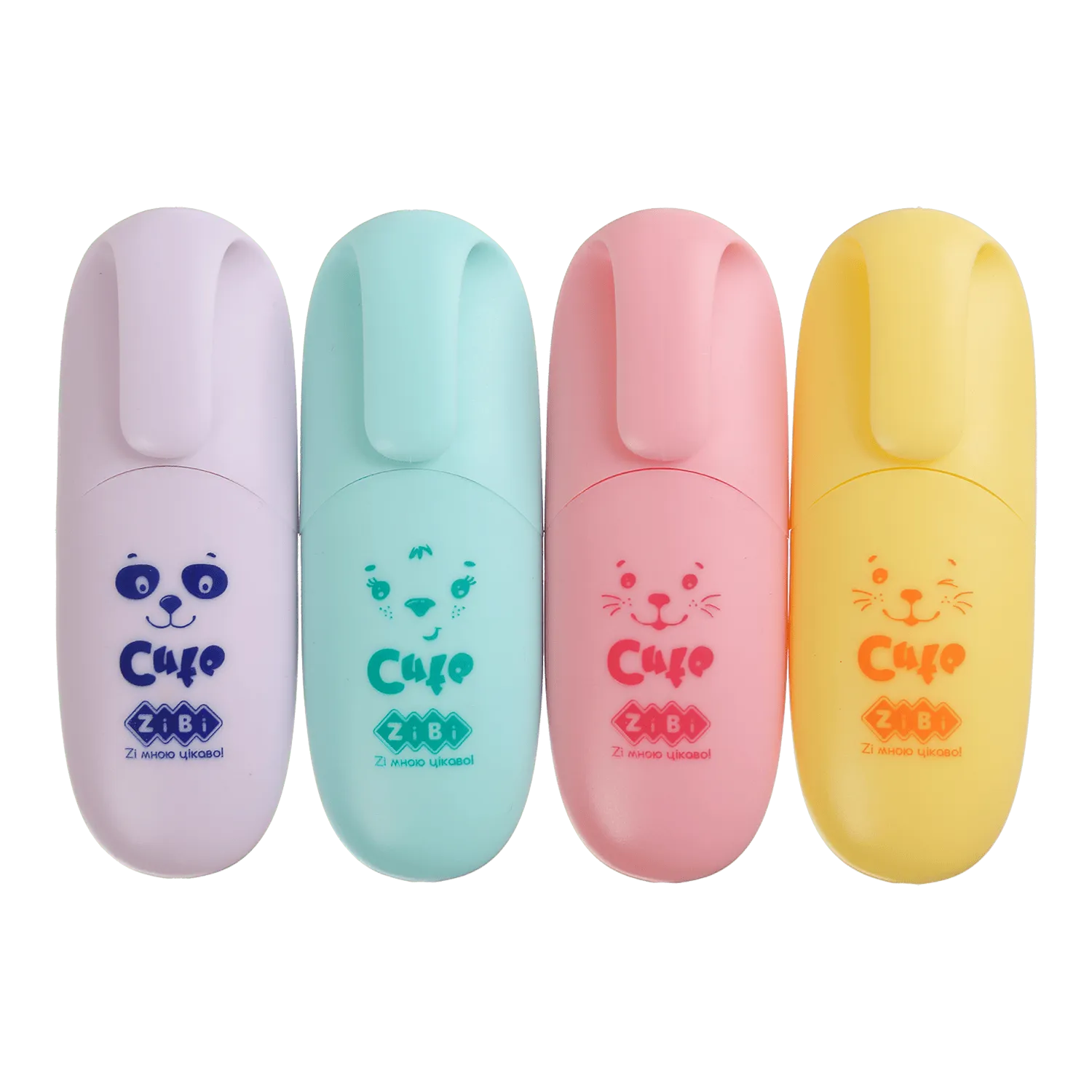Набір з 4-x текст-маркерів Cute, Pastel, Kids Line, ZB.2701 1