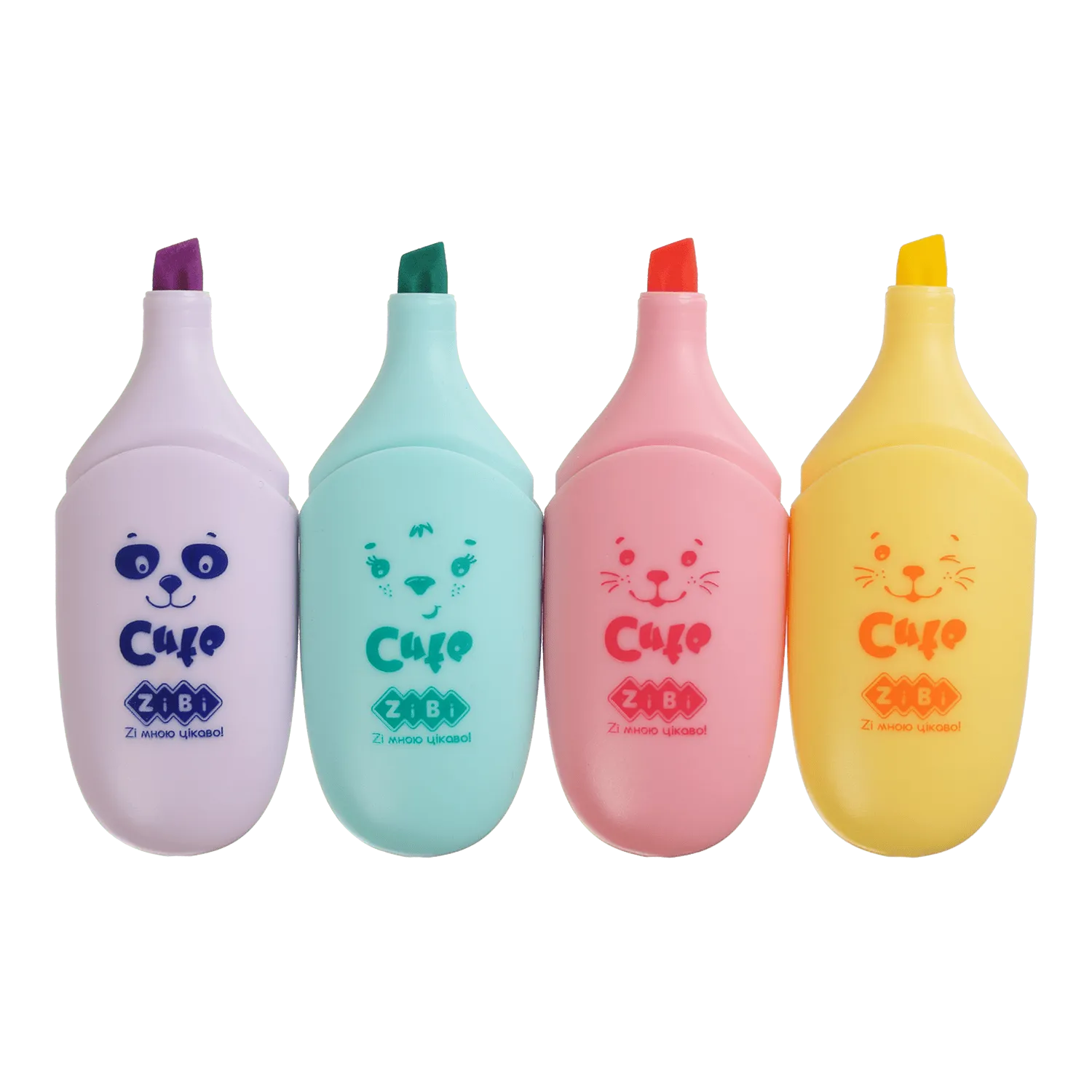 Набір з 4-x текст-маркерів Cute, Pastel, Kids Line, ZB.2701 2